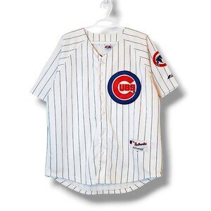 Chicago Cubs Andre Dawson #8 Majestic MLB Jersey White Size L